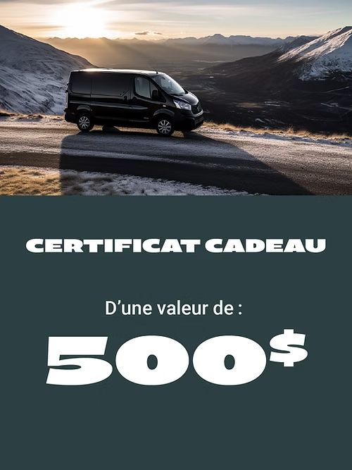 Certificat cadeau 500$